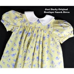 Girls 3T Boutique Smock Dress Spring Floral